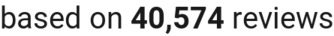 number of reviews