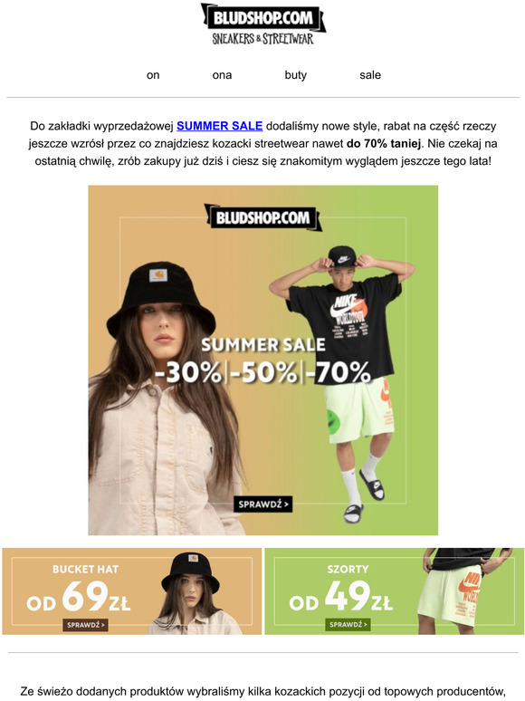  Letni styl z Summer Sale do -70%