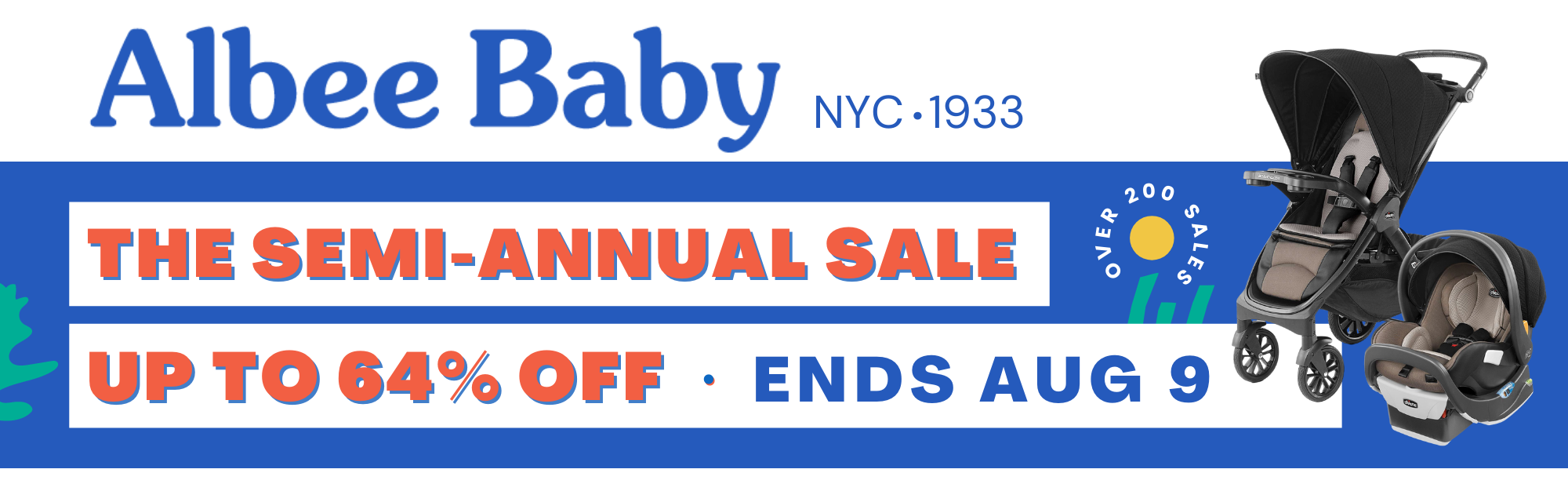 Albee Baby The SemiAnnual Sale ENDS TONIGHT! Hurry! Don't miss our