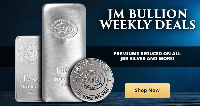 JM Bullion: JBR Silver Sale + More! | Milled