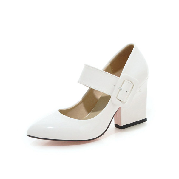 Women's Fashion Block Heel Shoes - ShoesSee.com