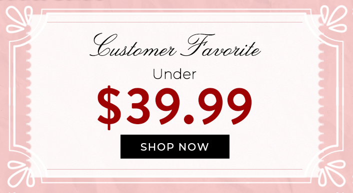 under $39.99