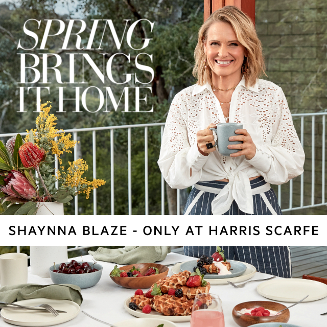 Harris Scarfe: Spring brings it home with Shaynna Blaze