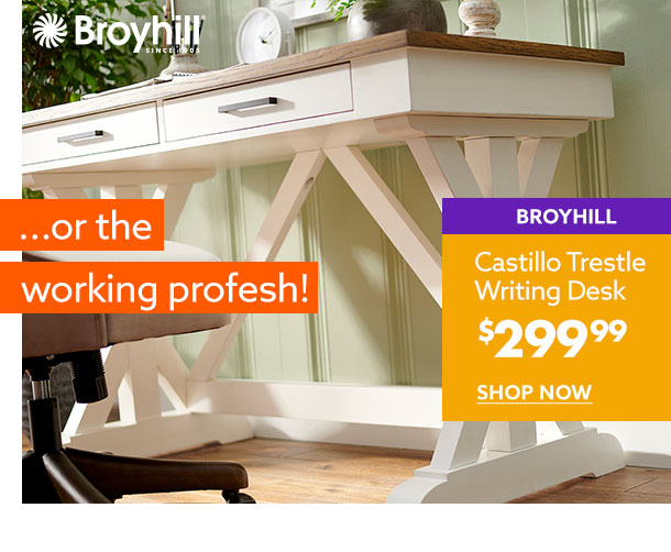 broyhill castillo writing desk