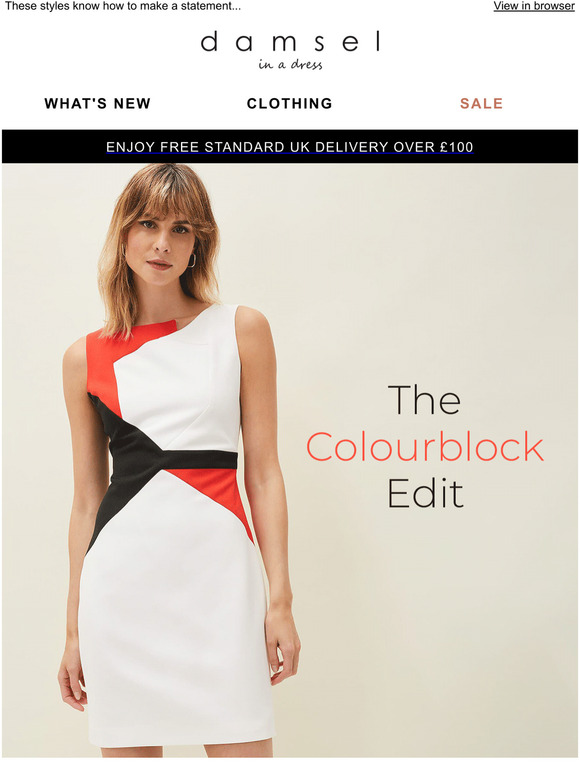 New In: The Colourblock Edit