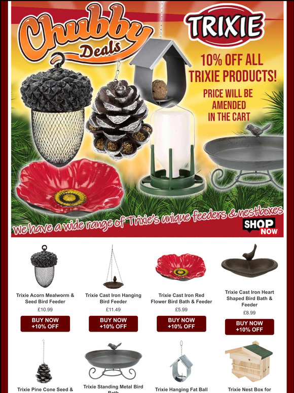SAVE 10% OFF On ALL TRIXIE Products