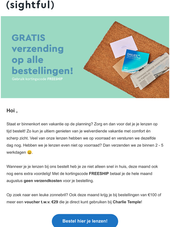 Op vakantie? Bestel je lenzen op tijd! 