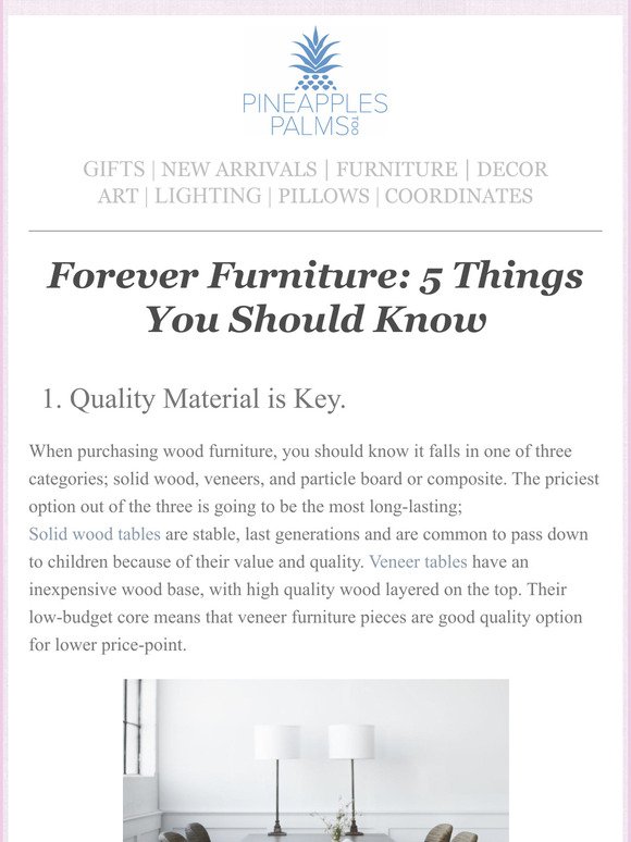 Buying Forever Furniture: What You Need to Know