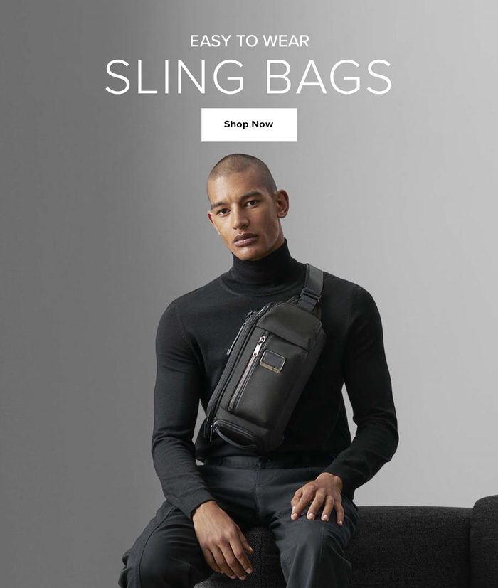 Tumi Your GoTo Sling Bags Milled