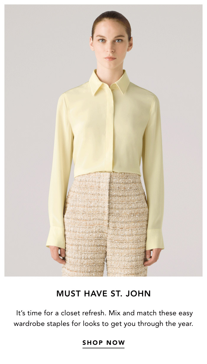 St. John Knits The New Class of Essentials Milled