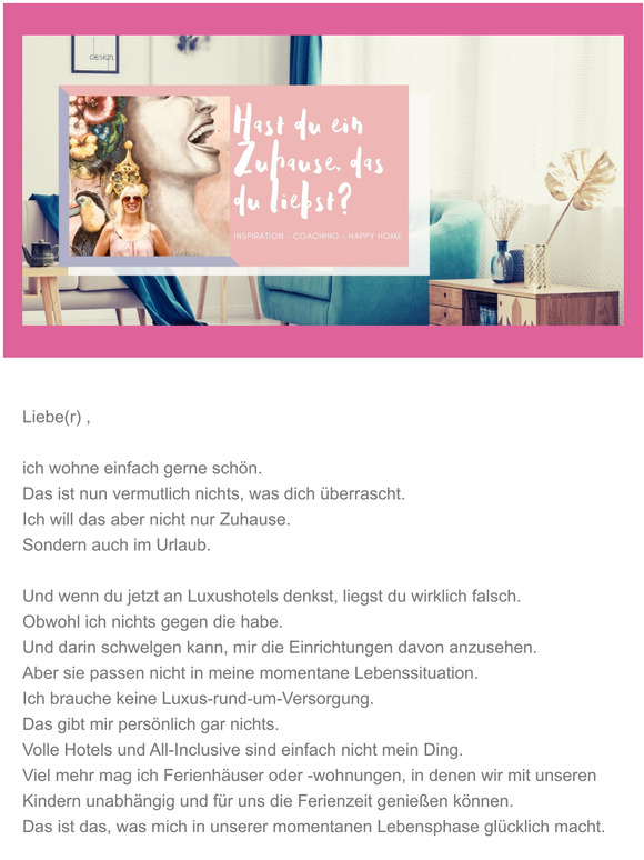 Was mein Urlaub mit meinem Zuhause zu tun hat