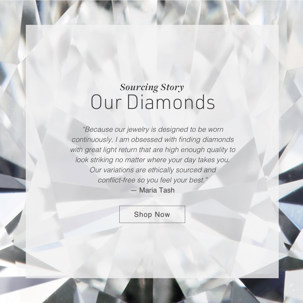 Sourcing Story: Our Diamonds