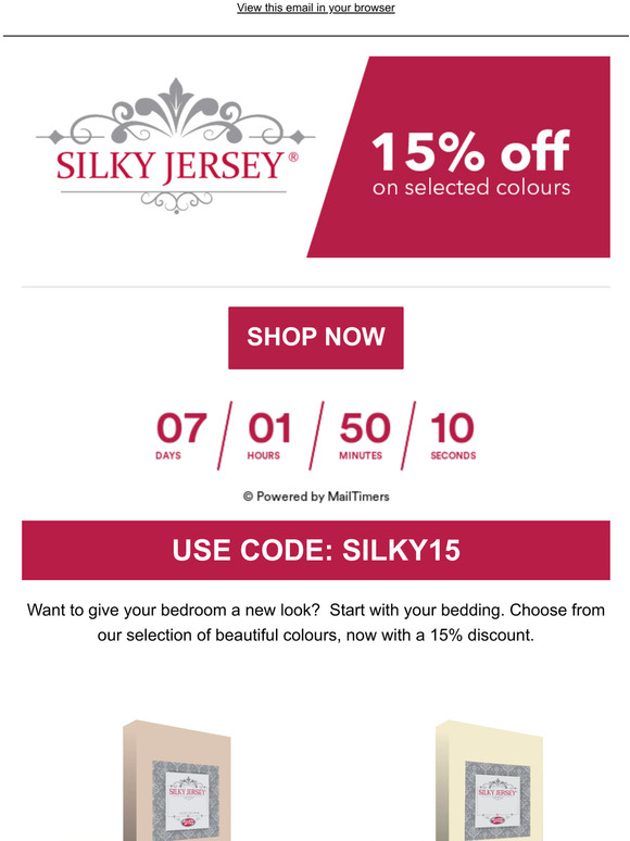 Clocks ticking  15% off