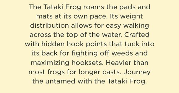 10,000 Fish Tataki Frog