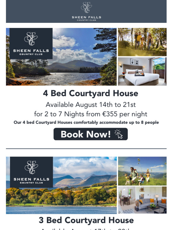 Book your End of Summer Getaway!