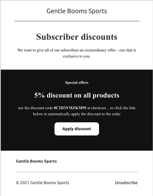 Subscriber discounts