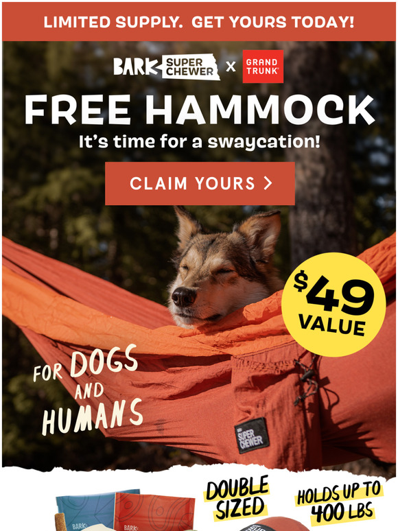 super chewer hammock