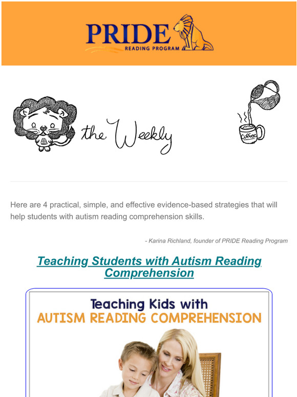 PRIDE Reading Program Reading Comprehension Strategies for Kids with