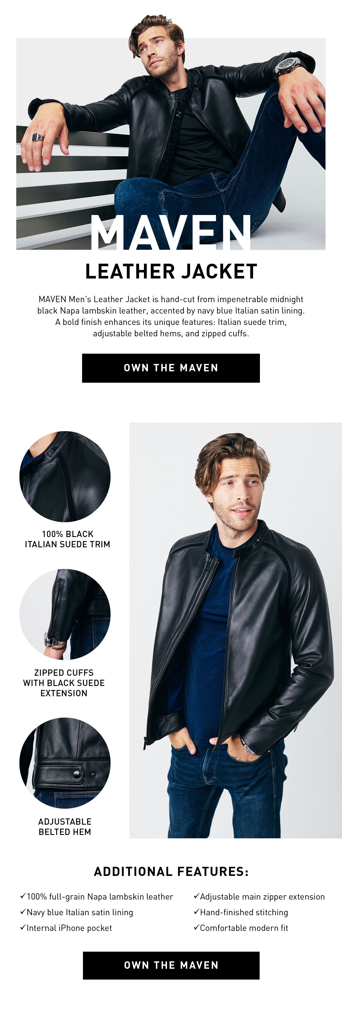 MAVEN LEATHER JACKET