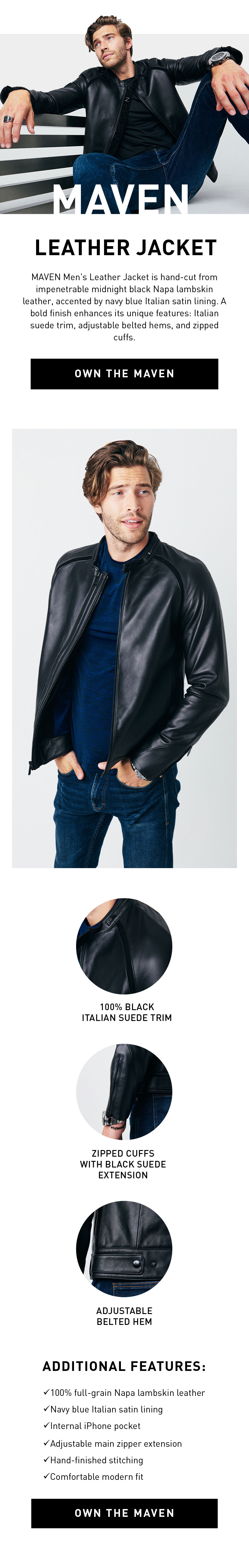MAVEN LEATHER JACKET