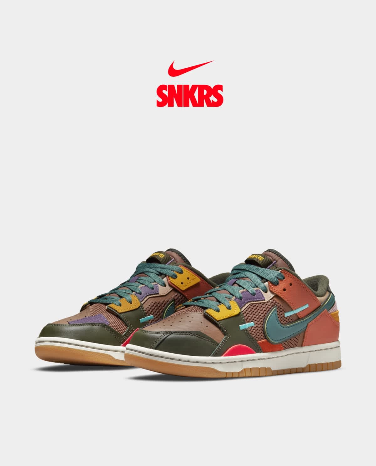 Nike_Branding: SNKRS Launch: Dunk Scrap | Milled