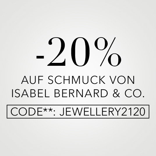 -20% auf Schmuck von Isabel Bernard & Co.