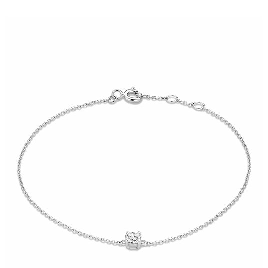 Isabel Bernard Saint Germain Faã¯S 14 Karat Bracelet With Zirconi White Gold 