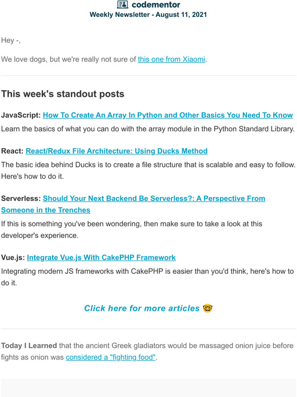 Codementor: Python standard library array module 101 | Milled