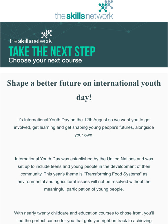 Help shape our future this International Youth Day