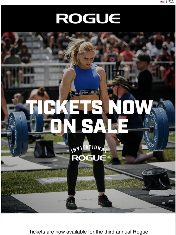 Rogue Fitness Tickets on Sale Now for the 2021 Rogue Invitational Milled