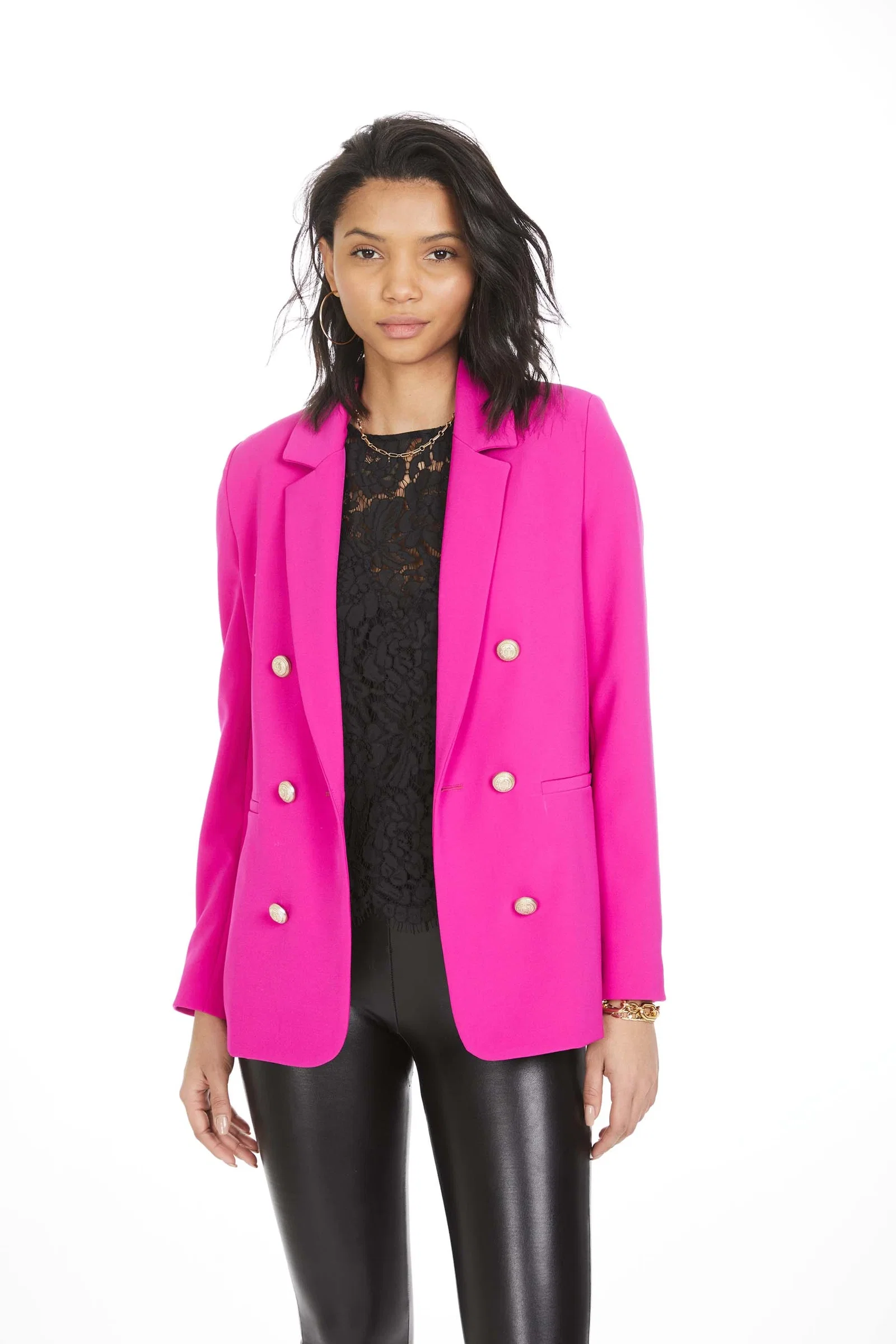 Image of Leighton Crepe Blazer