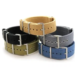 CWC VINTAGE STYLE CANVAS NATO STRAP