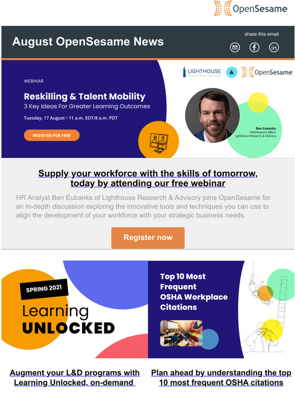 August News - Accelerate talent development with the latest research and data