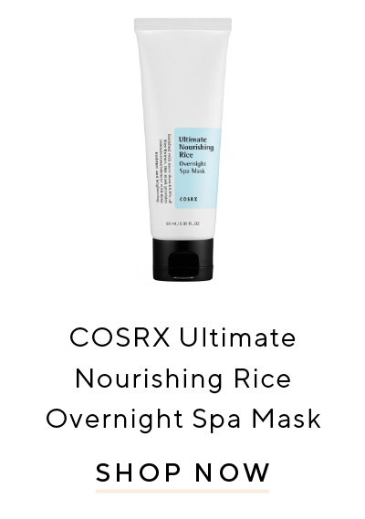 COSRX Ultimate Nourishing Rice Overnight Spa Mask 