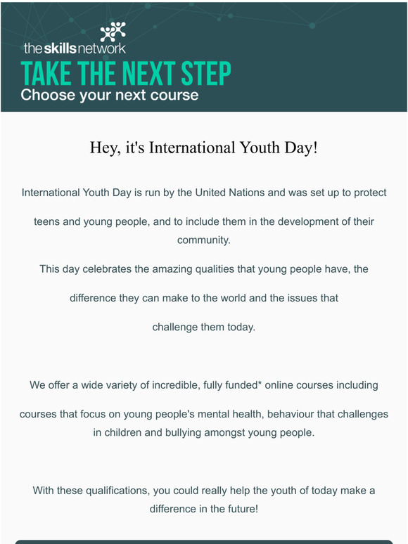It's International Youth Day