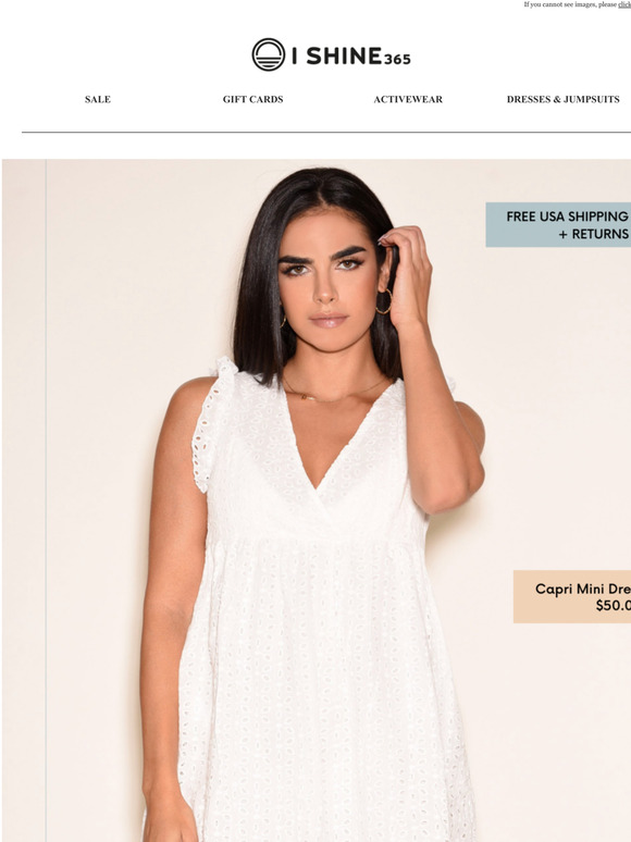 30 OFF% + Dress spotlight: Meet Our Capri Dress. Ishine exclusive.