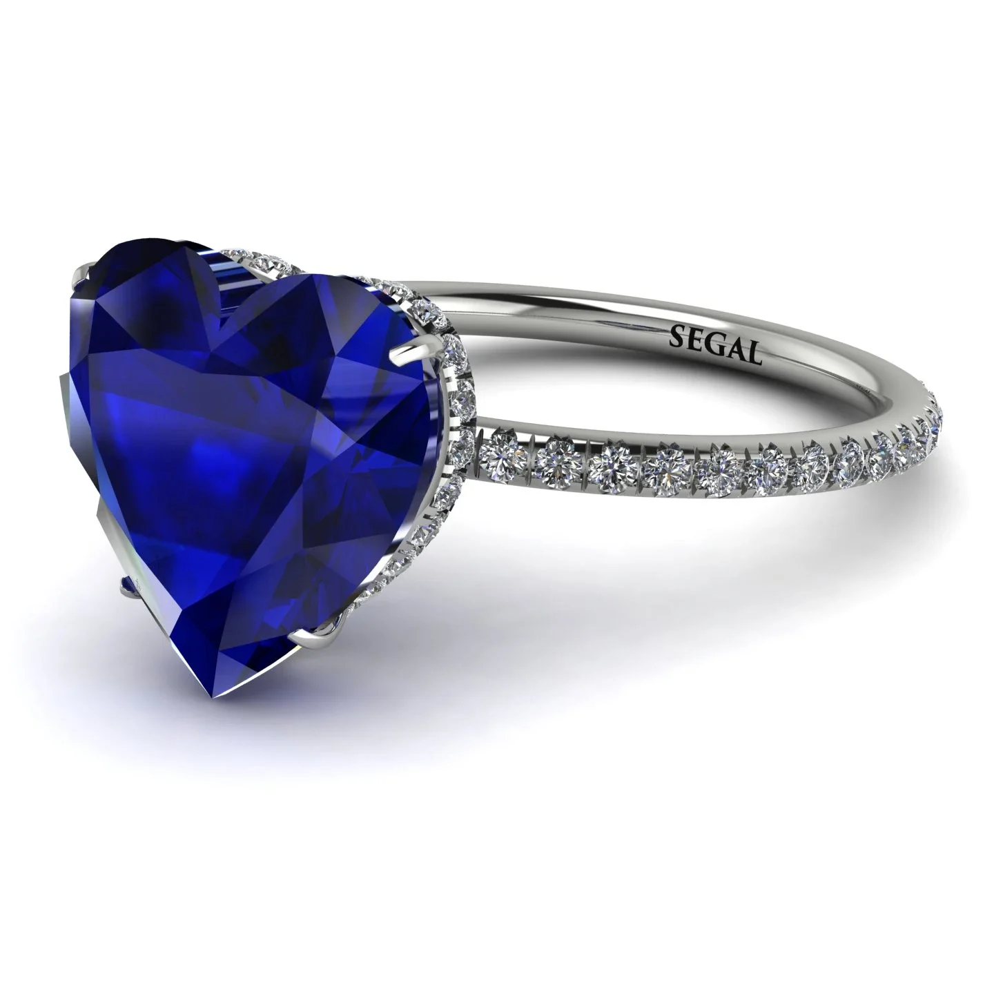 Image of Heart Shape Sapphire Ring - Noelle No. 15