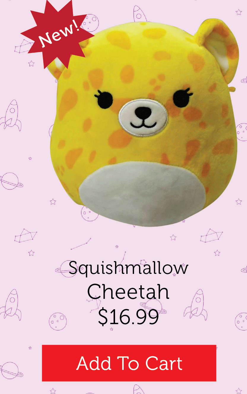 squishmallows cheetah print