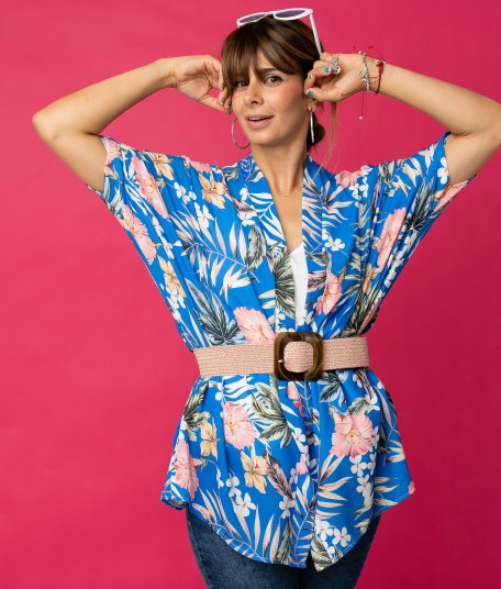 KIMONO LIRTES - AZUL KLEIN