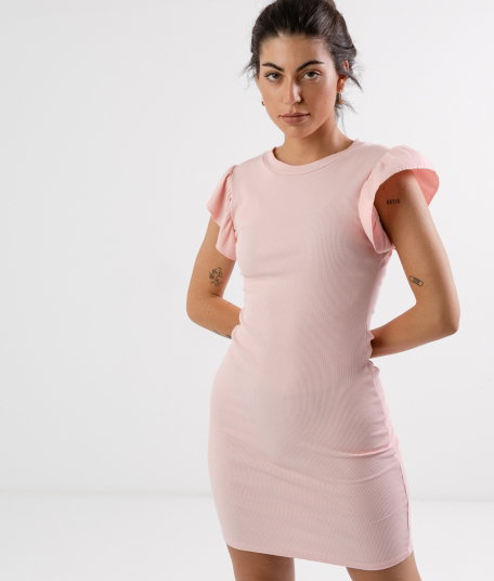 VESTIDO RINDA - ROSA