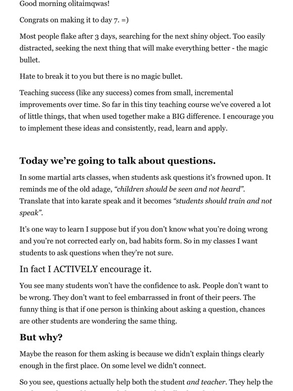 Tip #7- Any Questions -?