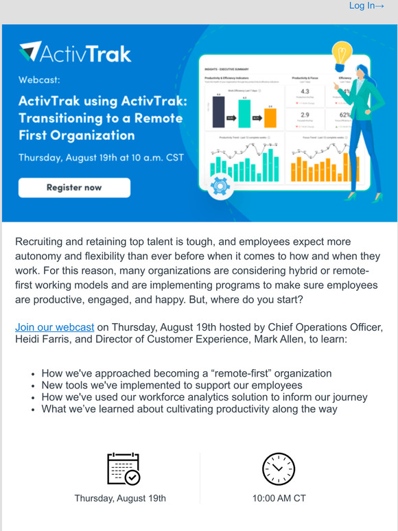 Webcast: ActivTrak's journey to becoming a remote first organization