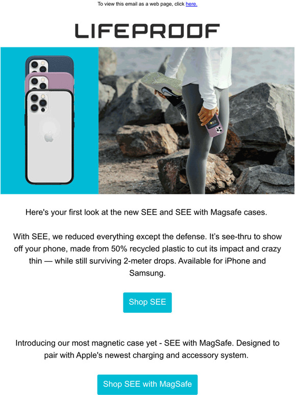 Meet the new SEE and SEE with MagSafe cases