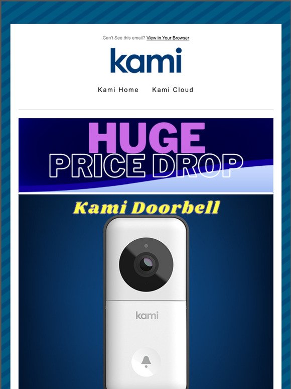 Kami Doorbell just dropped in price 