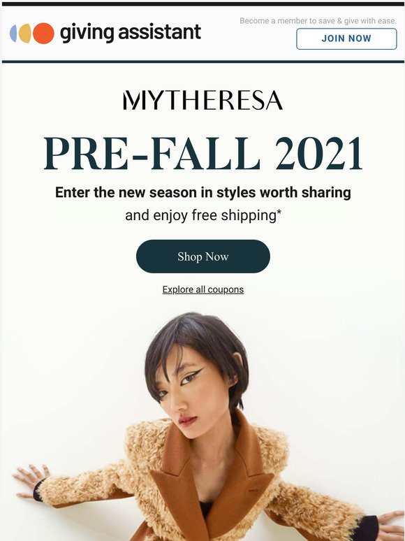 Mytheresa: Free Shipping on Styles Worth Sharing