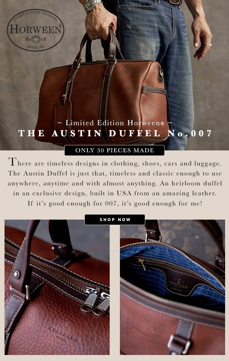 Coronado Leather : THE NEW AUSTIN DUFFEL No.007
