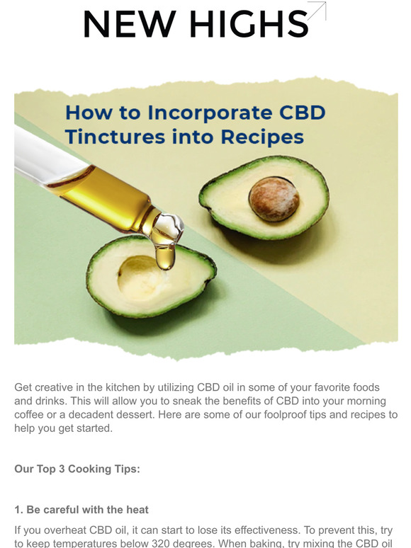 CBD + Food = 