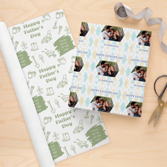 Personalised Gift Wrap Size: 24x36 $7, size: 24x72 $12.