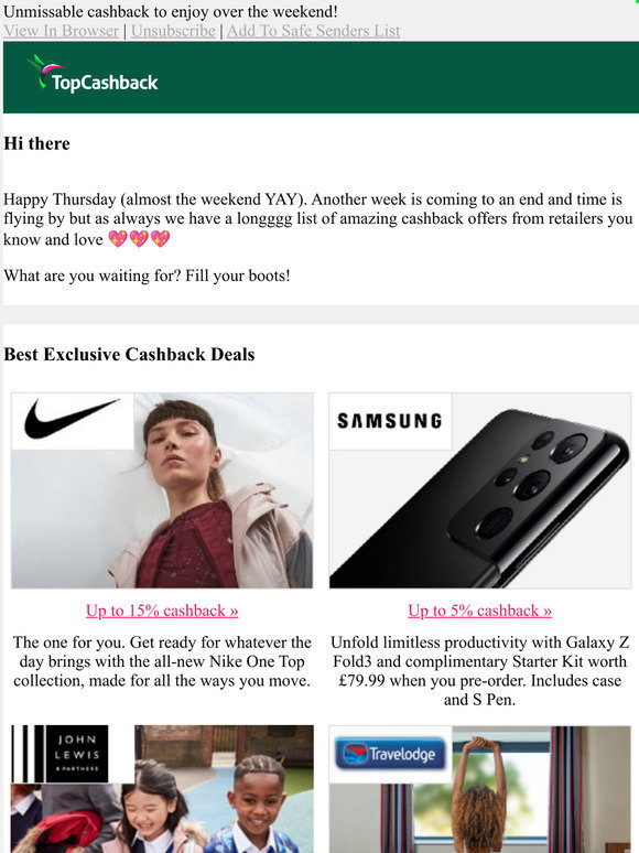 Top CashBack Stop What You re Doing And Check Out Our Latest Cashback 
