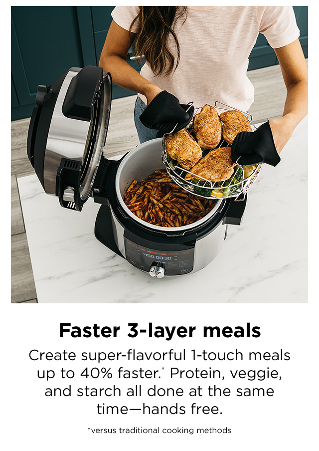 Ninja Kitchen Meet the Ninja Foodi XL Pressure Cooker Steam Fryer with